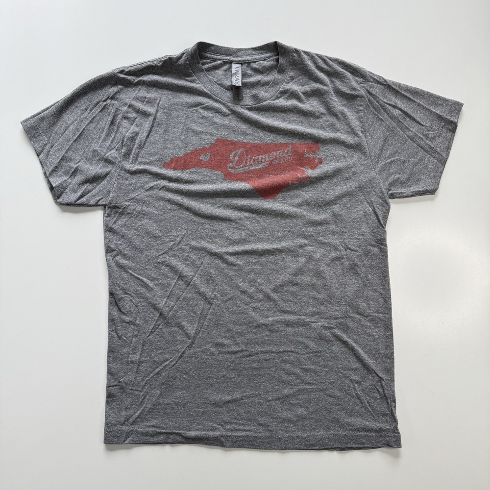 DIAMOND BRAND Asheville North Carolina T-Shirt Outdoor Tee‎ Gray Unisex Small